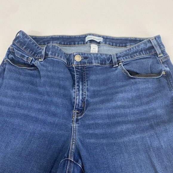 LANE BRYANT Women’s Mid Rise Wide Leg Jeans Size 22 XL  Blue‎ Stretch Comfort - Picture 15 of 15